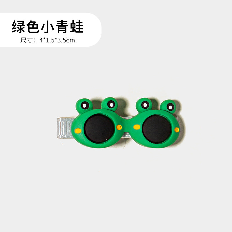 Wholesale Super cute cat and dog sunglasses hairpin headdress